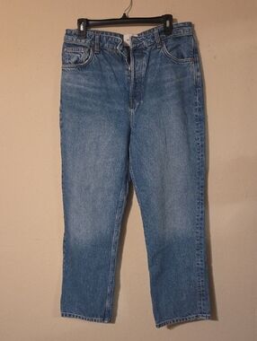 Reformation Light Blue Straight Leg Jeans
